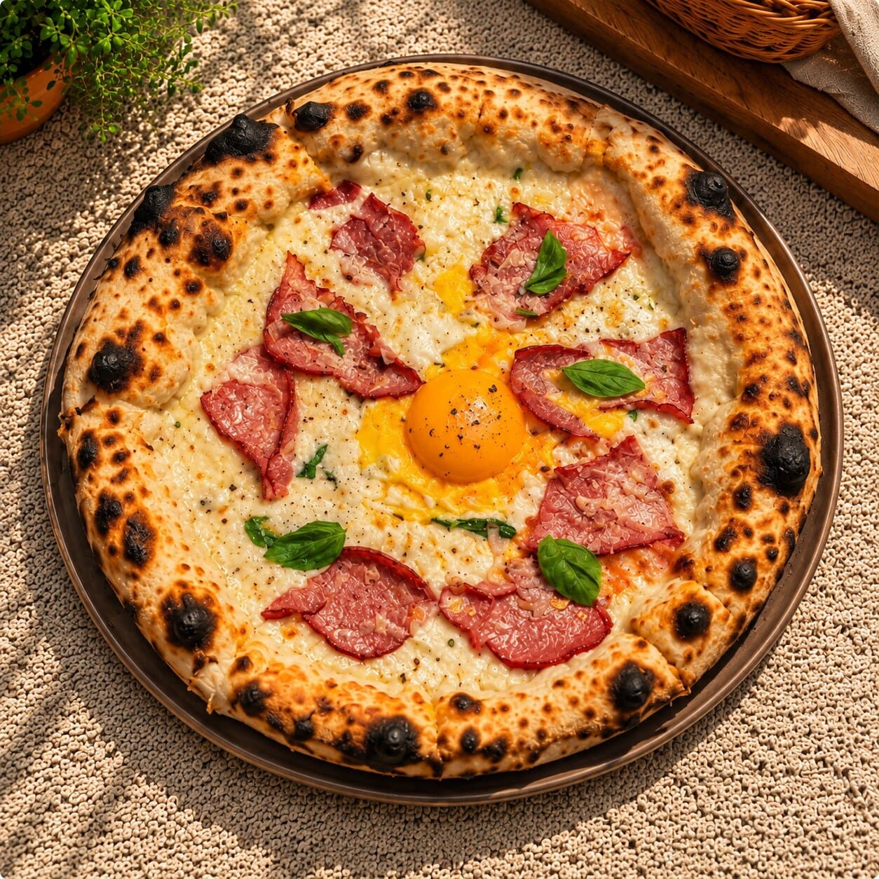 Pizza Carbonara