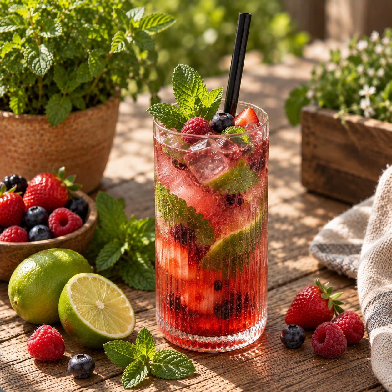 Berry Mojito