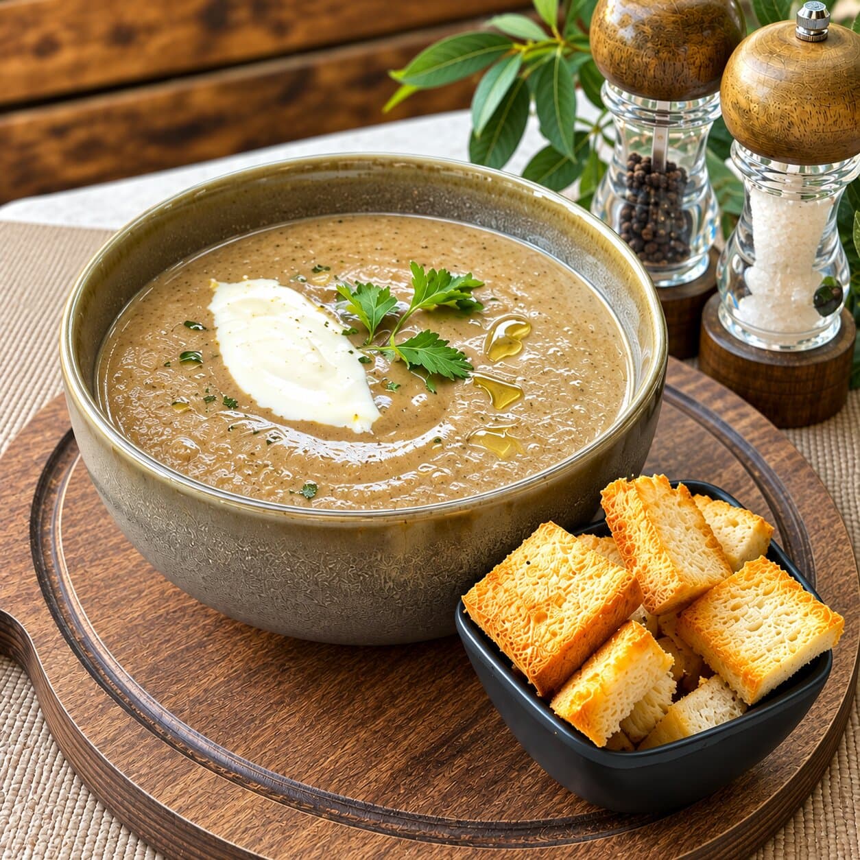 Mushroom cream soup