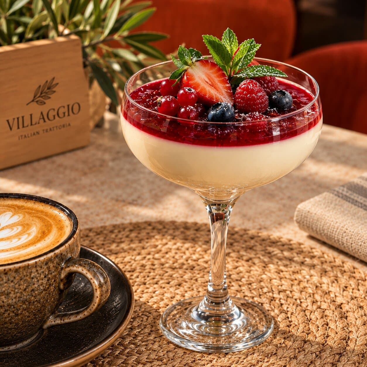 Berry Panna Cotta